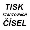 Tisk startovn�ch ��sel